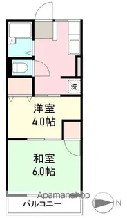 シャローム【204号室】の間取り