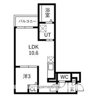 JACK MIYAHARAⅢ【1階】の間取り