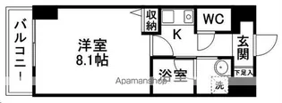 APPLE泉中央【403号室】の間取り