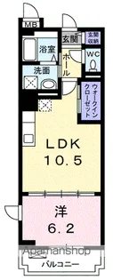 フリシュアイリス【2階】の間取り