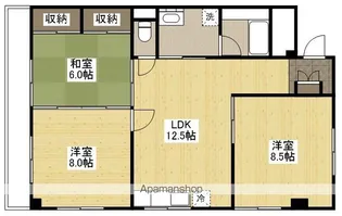 フジワラビルディング【3階】の間取り