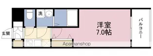 レジュールアッシュ塚本レジデンス【4階】の間取り
