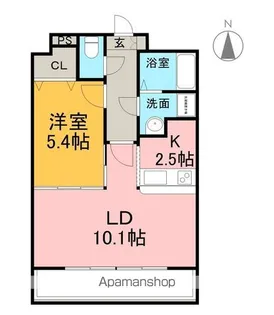リンデンバウムJ3【1階】の間取り