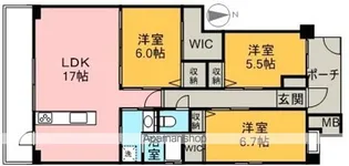 田所ヒルズ【4階】の間取り