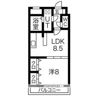 ハースヒルズ【2階】の間取り