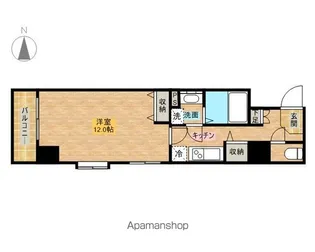 エクセリア池袋WESTⅡ【7階】の間取り