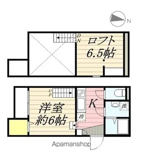 INFIELD箱崎【1階】の間取り