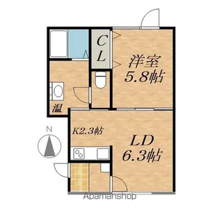 PLAIN15【2階】の間取り