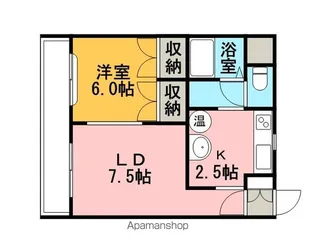 シャトーリバティー【301号室】の間取り