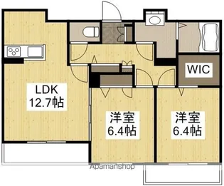 セントリビエ【2階】の間取り