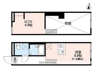 BELLE SWEET 江戸川【2階】の間取り