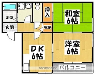 エヌエム・サンク【1階】の間取り
