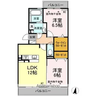 GRAND WINS【3階】の間取り