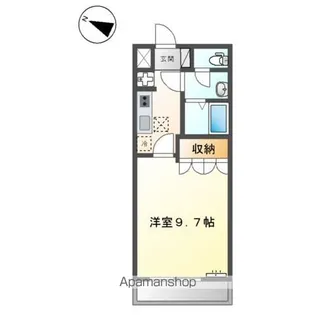 エトワール【105号室】の間取り
