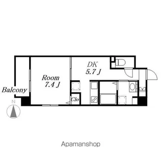 RIVAGE(リバージュ)【8階】の間取り