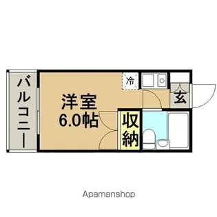 メゾン・ド・祇園【6階】の間取り