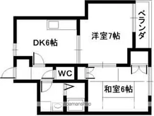 ドミールタナカ【1階】の間取り