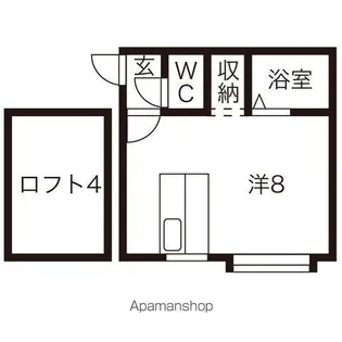 ウエストヴェリー【205号室】の間取り