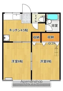 テラヴィⅠ【101号室】の間取り