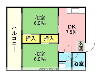 セレス駅南【3階】の間取り