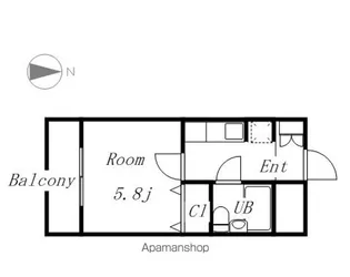 ブリッヂガーデンNAGONO【6階】の間取り