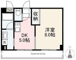 HOSOKAWA BUILD【5階】の間取り