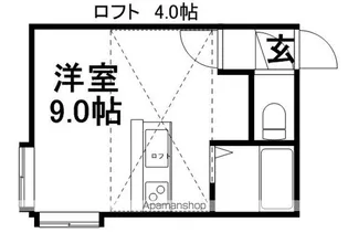 ベティハイム【203号室】の間取り