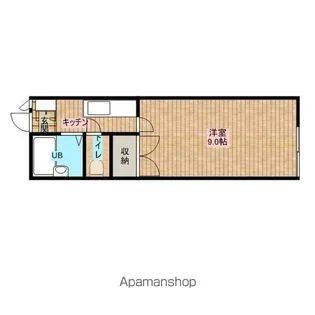 ベルトピア秋田4A【105号室】の間取り