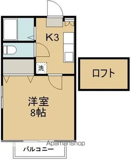 VINO若林【1階】の間取り