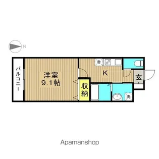 クリンゲル バウム カー【1階】の間取り