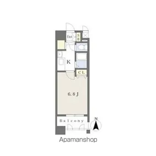 プレサンス桜通り葵【4階】の間取り