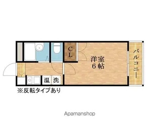 ノースコート【6階】の間取り