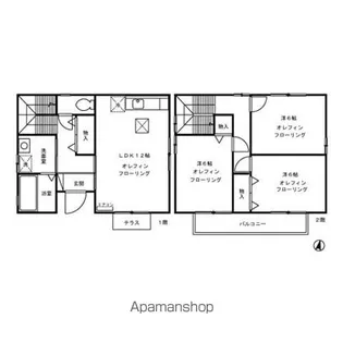 長野県長野市大字風間【一戸建】の間取り