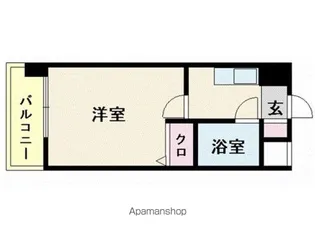 メゾン・ド・クレマン【2階】の間取り