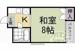 ハイツ石原【303号室】の間取り