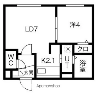 GREXTATE34(グレステート34)【4階】の間取り