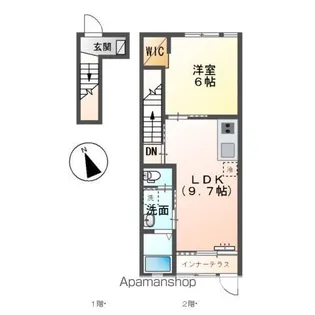 サンマルコ 豊野【2階】の間取り
