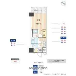 S-RESIDENCE神宮西駅前ascent【3階】の間取り