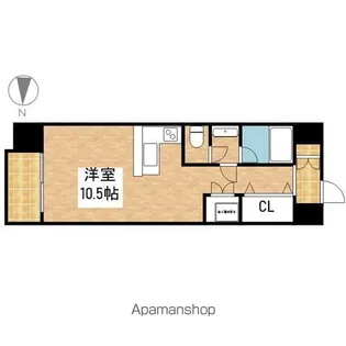 泉アパートメント【6階】の間取り