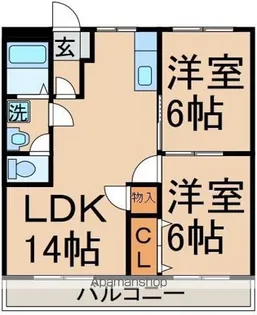 ラ・フォーレ美堀【1階】の間取り