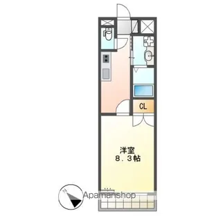 アラン ヴェール【2階】の間取り