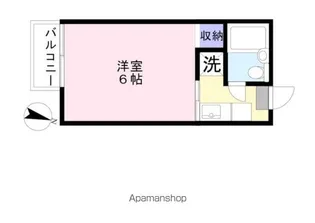 パナハイツ本城【1階】の間取り