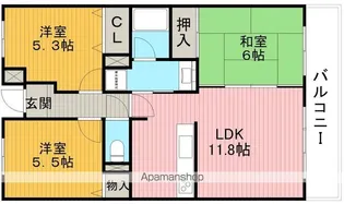 エスポワール豊中宮山【2階】の間取り