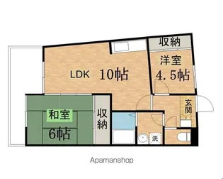 ファミーユ桜ヶ丘【3階】の間取り