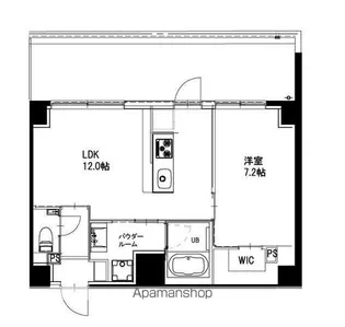 市ヶ谷仲之町ヒルズウイング【6階】の間取り