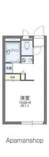 レオパレス東潟敷【204号室】の間取り