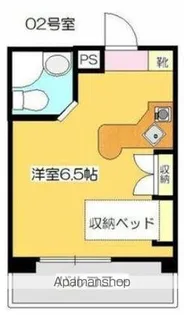 ラ・パルフェ・ド・コロン【403号室】の間取り