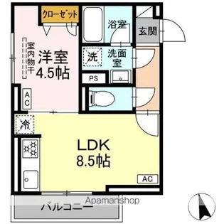 セレスティア羽沢 A棟【2階】の間取り