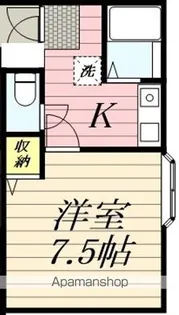 スターハイム大学南【101号室】の間取り