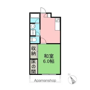コーポくらた【206号室】の間取り